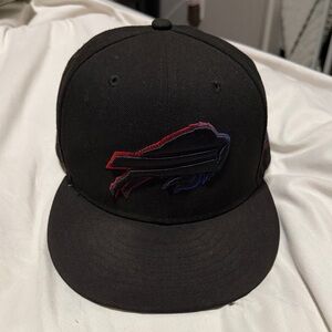 Black Cap with Embroidered Logo